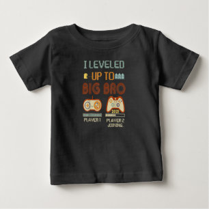 私は2021年に昇格した兄にレベルアップした贈り物 ベビーTシャツ