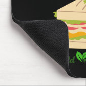 私は2022年の新しいビーガンの日ステッカー1 マウスパッド (コーナー)