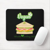 私は2022年の新しいビーガンの日ステッカー1 マウスパッド (マウス)