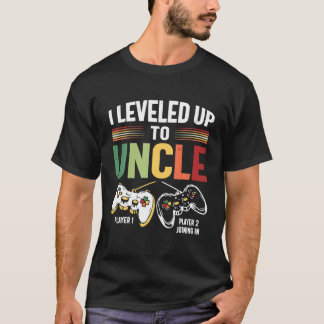 私は2023年叔父にレベルアップ新しい叔父ゲーマー促進 Tシャツ