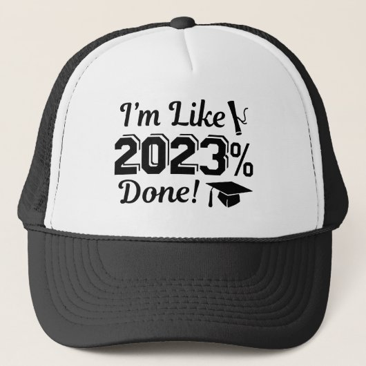 私は2023%完了している キャップ (正面)