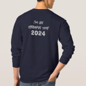私は2024年のテラピンタイムにいる Tシャツ (裏面)