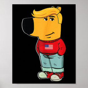 私は2024年のトランプ大統領の冷たい男だ ポスター