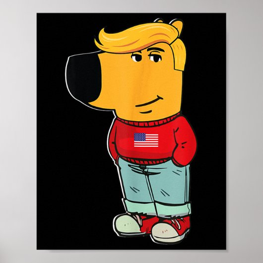 私は2024年のトランプ大統領の冷たい男だ ポスター (正面)
