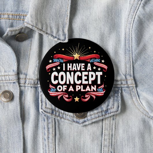 私は2024年の計画選挙の概念を持っおもしろいている 缶バッジ (インサイチュ)