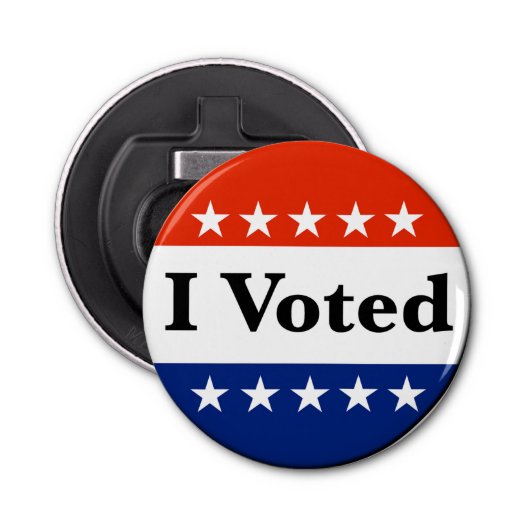 私は2024年の選挙に投票した 栓抜き (正面)