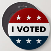 私は2024年の選挙に投票した 缶バッジ (正面&裏面)