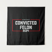 私は2024年有罪判決を受けたフェロン・プロトランプの投票をしている タペストリー (正面)