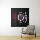 私は2024年有罪判決を受けたフェロン・プロトランプの投票をしている タペストリー (インサイチュ(横))