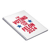 私は2024年有罪判決を受けたフェロン・プロトランプの投票をしている ノートブック (右側)