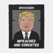 私は2024年有罪判決を受けたフェロン・プロトランプの投票をしている フリースブランケット (正面)