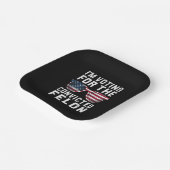 私は2024年有罪判決を受けたフェロン・プロトランプの投票をしている ペーパープレート (傾斜あり)