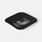 私は2024年有罪判決を受けたフェロン・プロトランプの投票をしている ペーパープレート (傾斜あり)