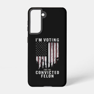 私は2024年有罪判決を受けたフェロン・プロトランプの投票をしている SAMSUNG GALAXY S21ケース