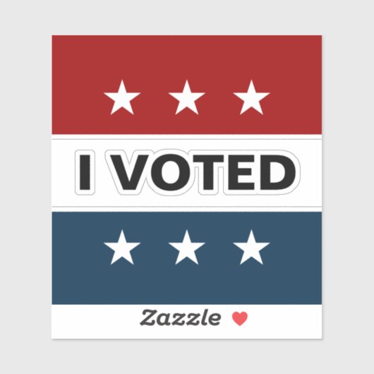 私は2024選挙デカール シール (シート)