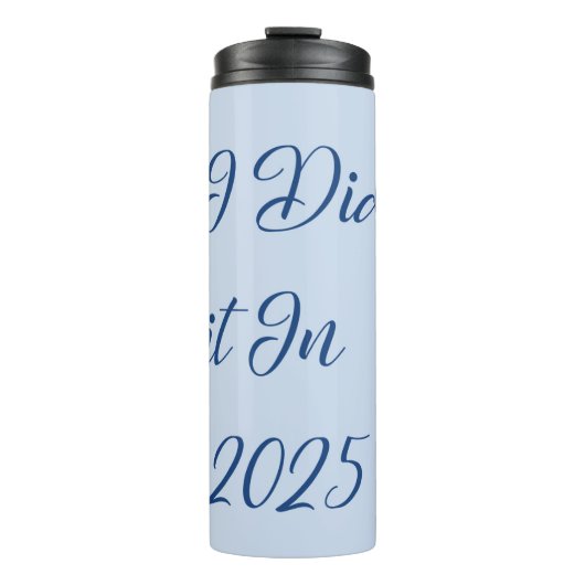 私は2025年にやった タンブラー (正面)