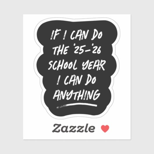 私は2025年の白黒インスパイアは何でもできる シール (シート)