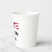 私は2026年に代理店を主張するように投票する 紙コップ (左)