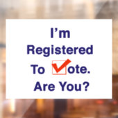 私は2026年の投票に登録されている ウィンドウサイン (シート2)