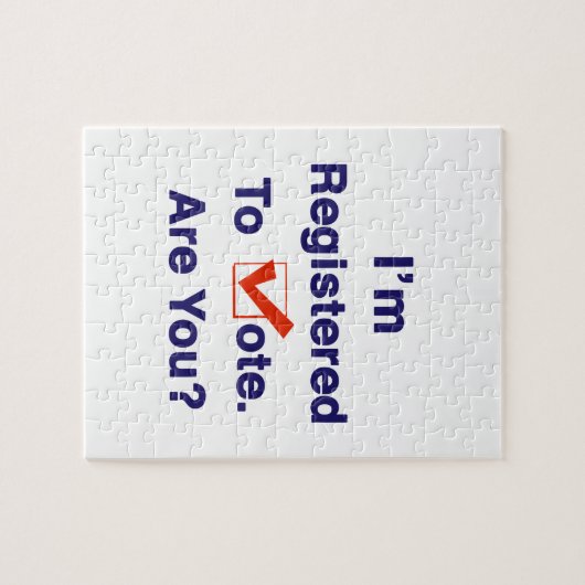 私は2026年の投票に登録されている ジグソーパズル (横)