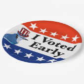 私は2026年の早期選挙に投票した ペーパープレート (アングル)