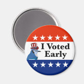 私は2026年の早期選挙に投票した マグネット (正面/裏面)