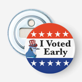 私は2026年の早期選挙に投票した 栓抜き