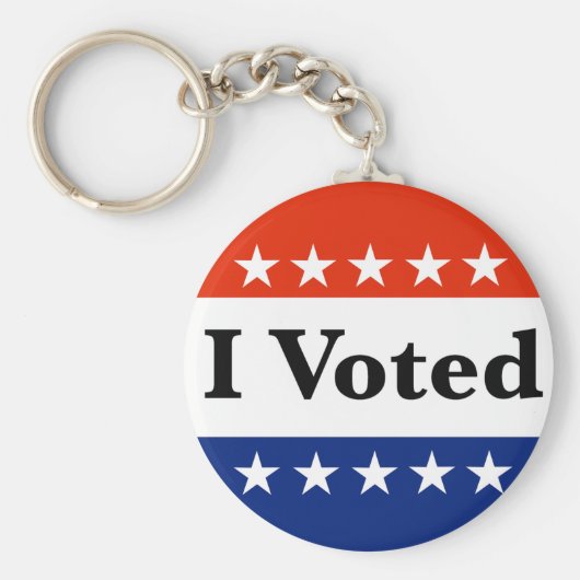私は2026年の選挙に投票した キーホルダー (正面)