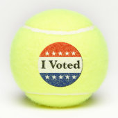 私は2026年の選挙に投票した テニスボール (裏面)
