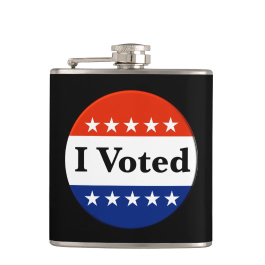 私は2026年の選挙に投票した フラスク (正面)