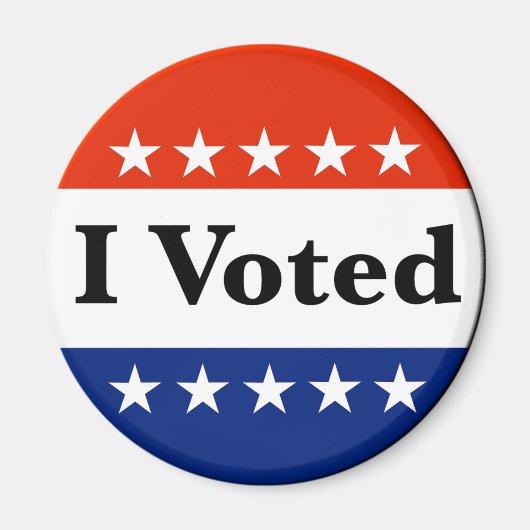 私は2026年の選挙に投票した マグネット (正面)