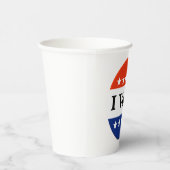 私は2026年の選挙に投票した 紙コップ (右)