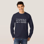私は20° 47' 19.4958"にむしろあります- 156° 0' 12.8082" Tシャツ (正面フル)