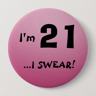 私は21ボタンです 缶バッジ