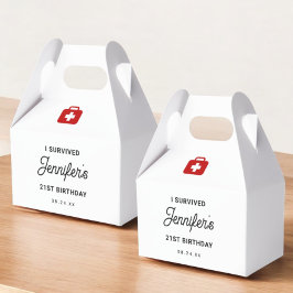 私は21生き延び歳の誕生日のハングオーバーキット フェイバーボックス