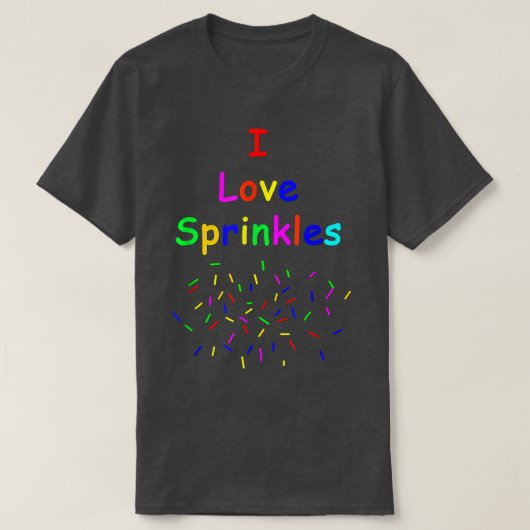 私は223振りかける愛 Tシャツ (デザイン正面)