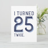 私は25を2回回した サンキューカード (スタンド正面)