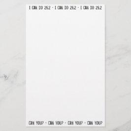 私は26.2をしてもいいです -- できますか。 便箋