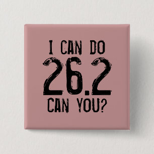 私は26.2をしてもいいです -- できますか。 缶バッジ