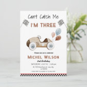 私は3つのレースカーの誕生日少年である 招待状 (スタンド正面)