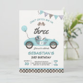 私は3つのレースカーの3番目の誕生日である私をキャッチできない 招待状 (スタンド正面)
