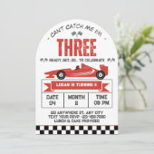 私は3つのレースカーの3番目の誕生日である私をキャッチできない 招待状 (スタンド正面)