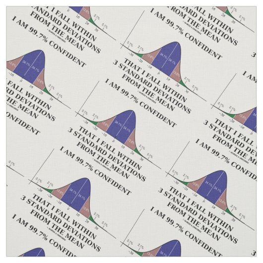 私は3つの標準Dev内の99.7%確信した秋です ファブリック (見本)