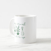 私は3つ前は普通の植物だった コーヒーマグカップ (正面左)