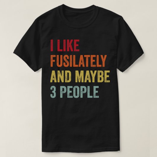 私は3人くらい夢中に好きだ Tシャツ (デザイン正面)