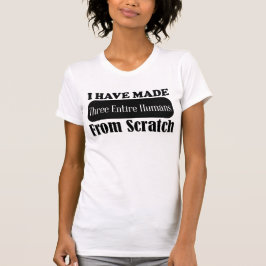 私は3人の全体の人間にワイシャツの母の日をしました Tシャツ