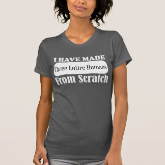 私は3人の全体の人間のワイシャツを全く最初から作りました Tシャツ