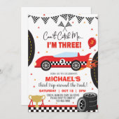私は3人の男の子3歳の誕生日招待状だ。 招待状 (正面/裏面)