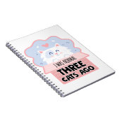 私は3年前は普通の猫だった ノートブック (右側)