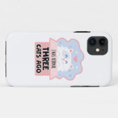 私は3年前は普通の猫だった Case-Mate iPhoneケース (裏面(横))